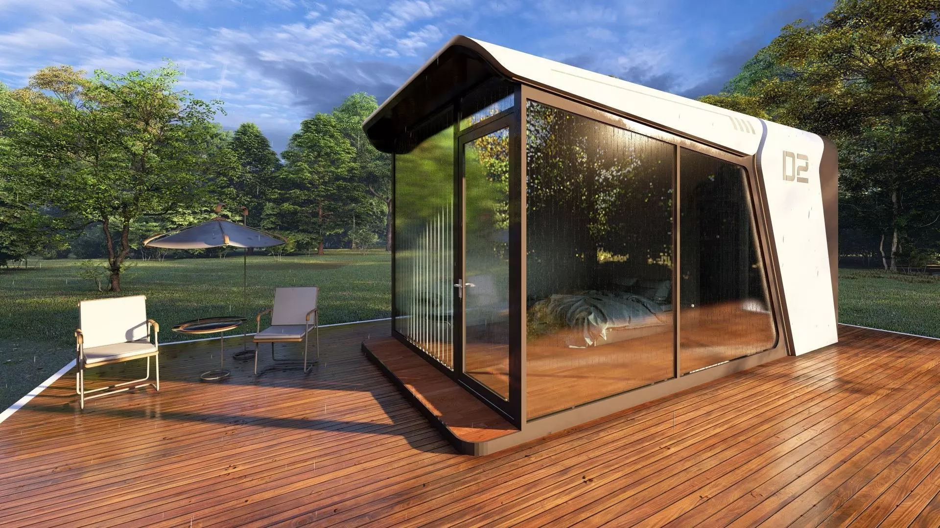 Capsule House D2 3D model_5