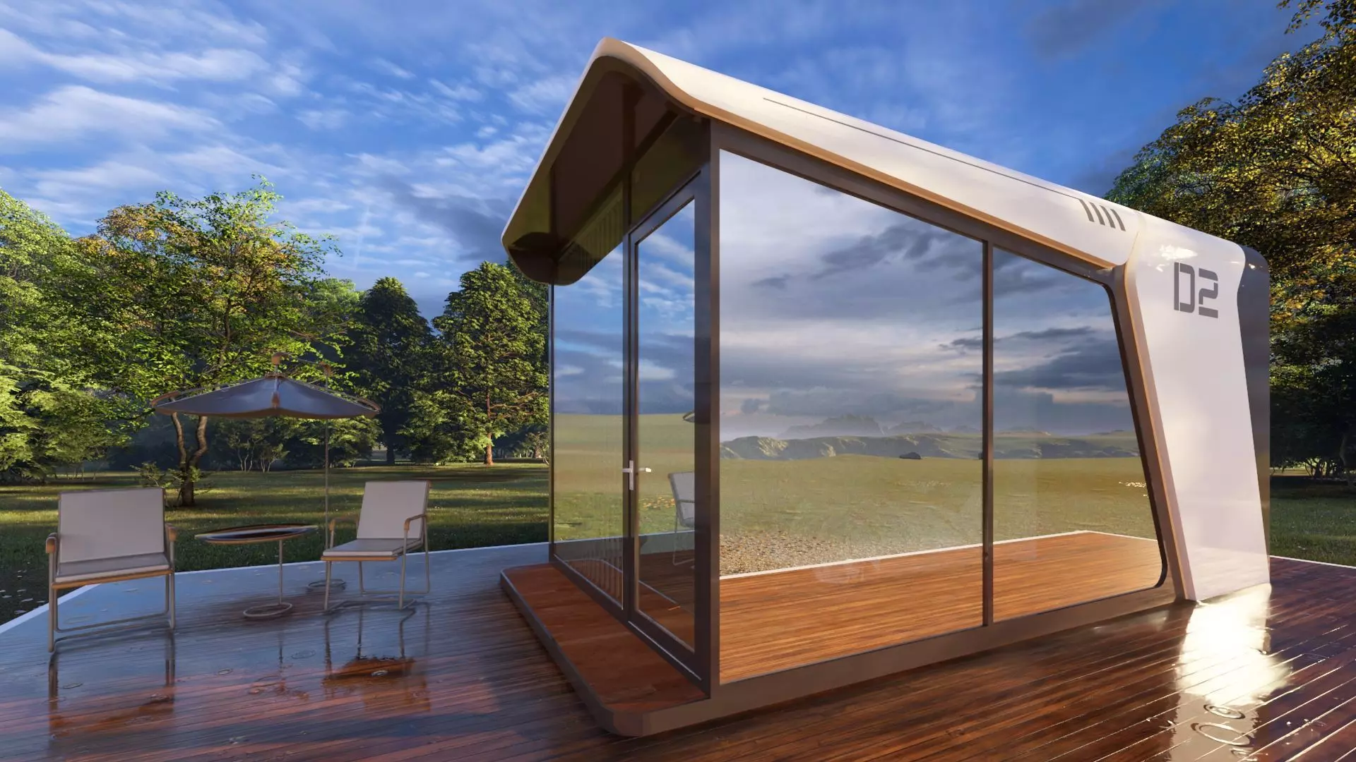 Capsule House D2 3D model_0