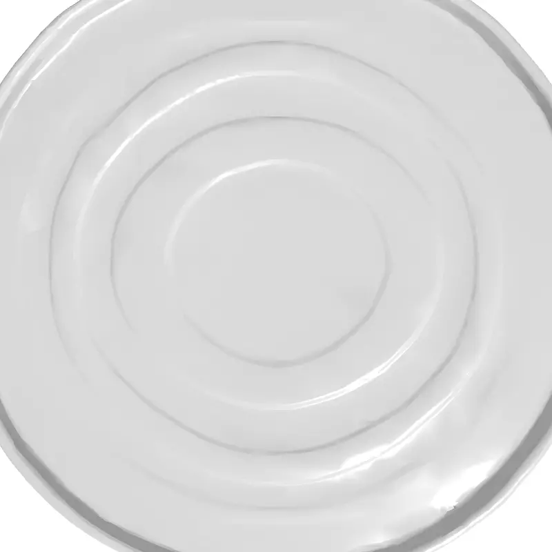 White Plastic Utility Bucket with Lid Low-poly 3D model_8