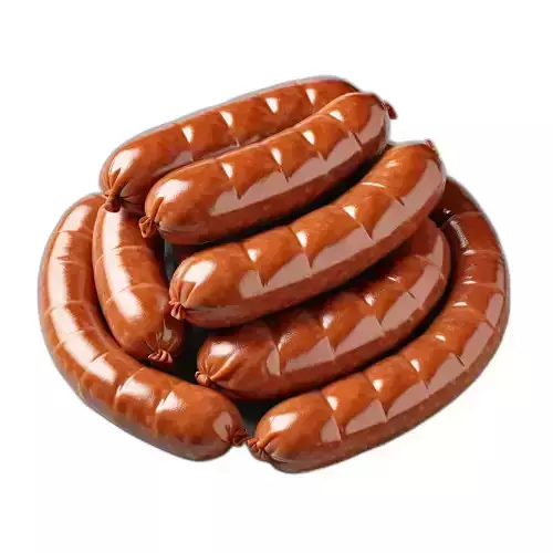 Realistic Sausages Food 3D Model