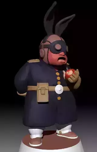 Dragonball Police Rabbit Fan art