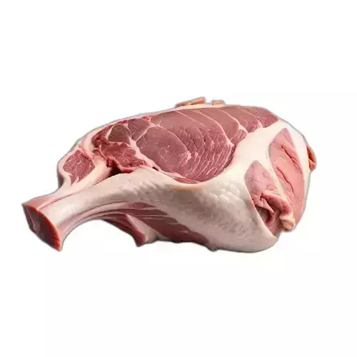 Realistic Raw Pork Shoulder Low-poly 3D model