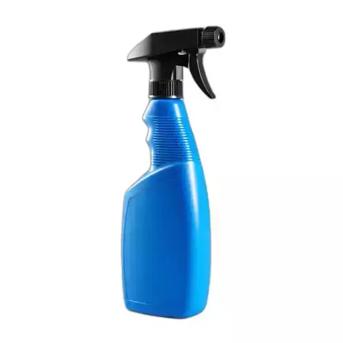 Blue Spray Bottle Cleaner Container Low-poly 3D model