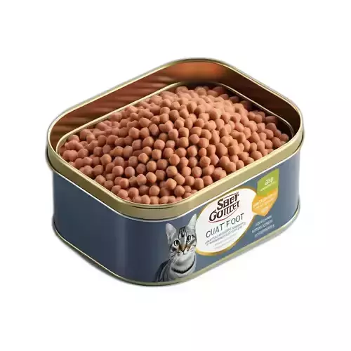 Realistic Cat Food Tin 3D Model Low-poly 3D model