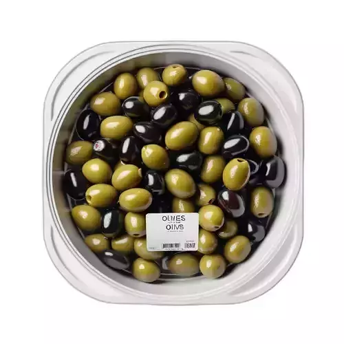 Realistic Olives Container 3D Model