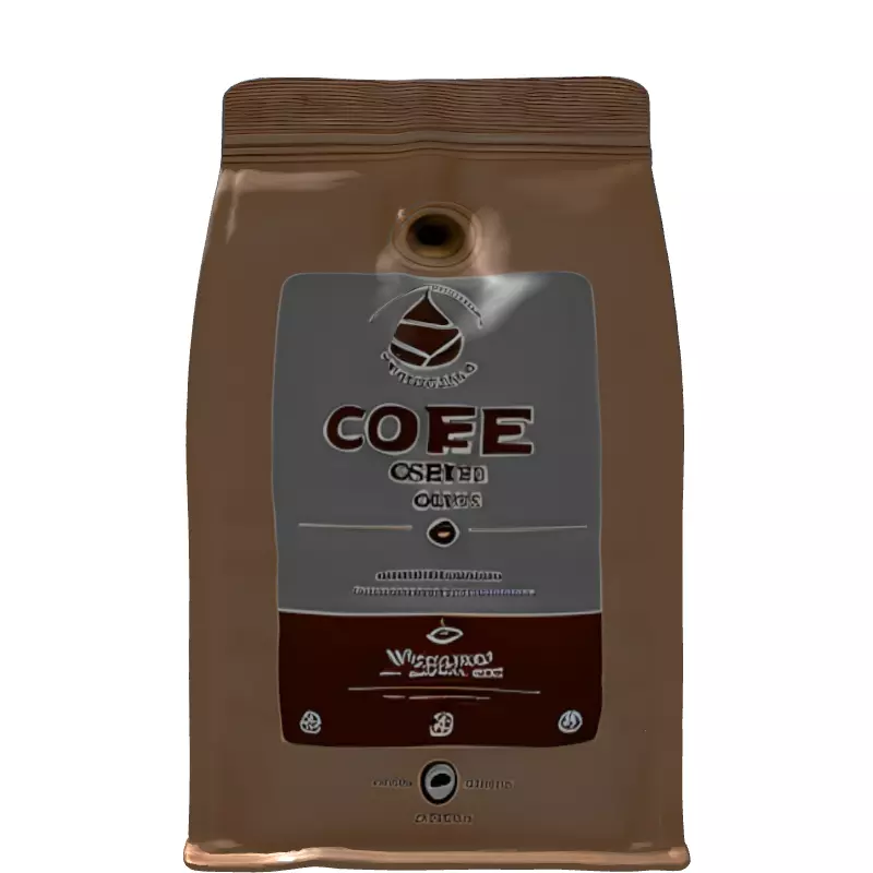 Coffee Bag Packaging 3D Model Low-poly 3D model_7