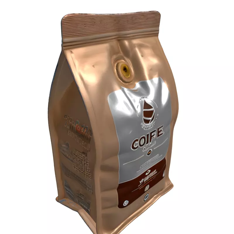 Coffee Bag Packaging 3D Model Low-poly 3D model_3