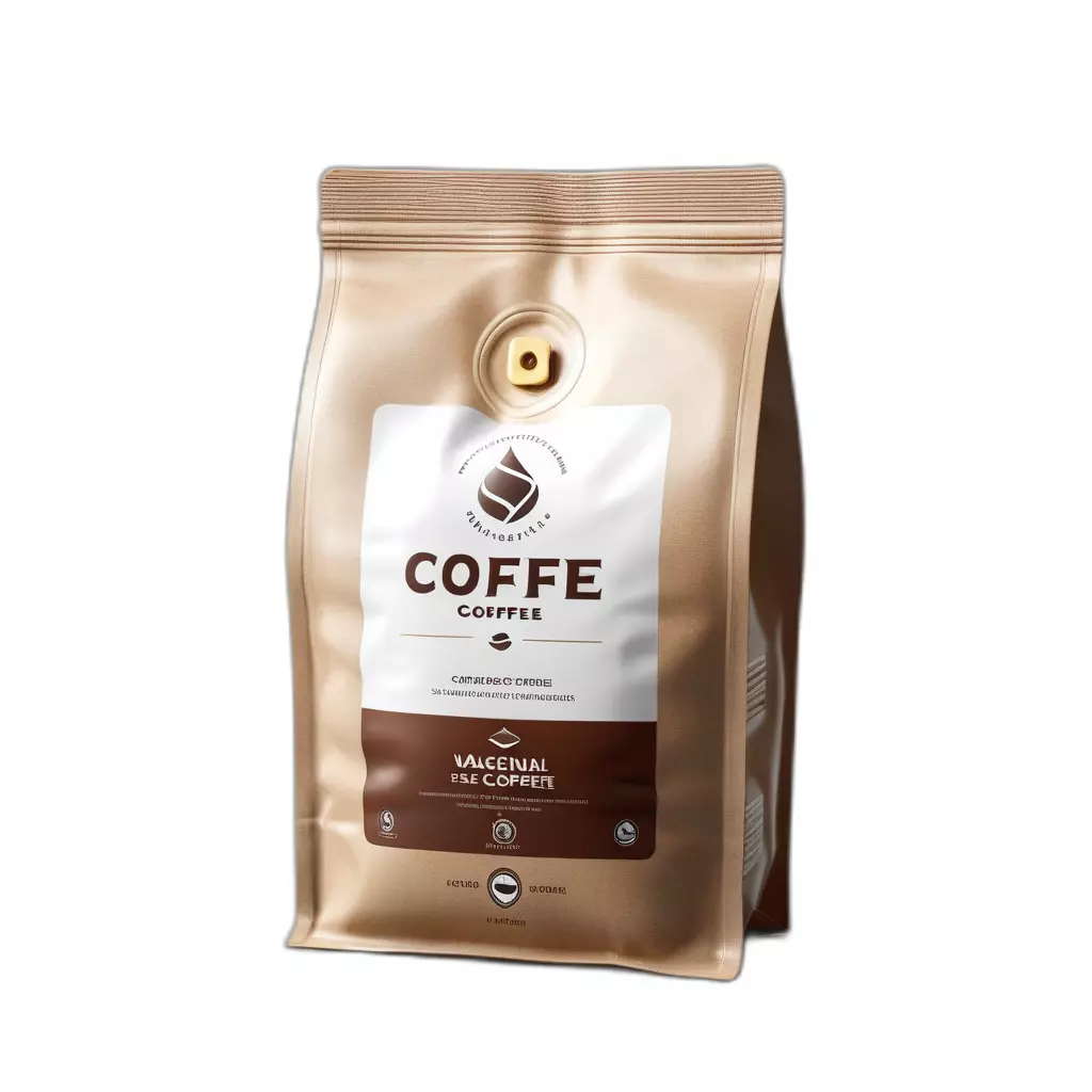 Coffee Bag Packaging 3D Model Low-poly 3D model_0
