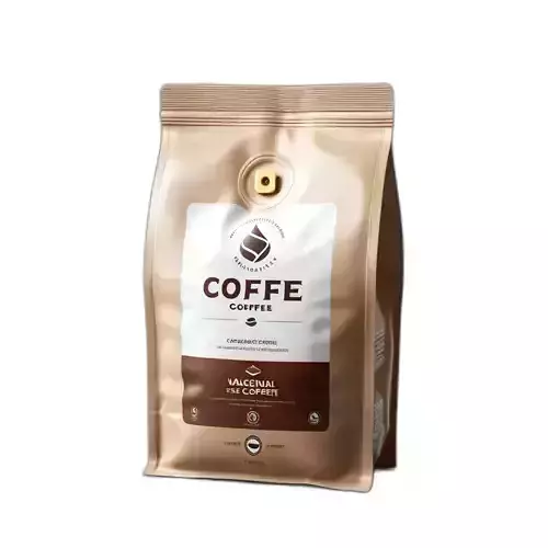 Coffee Bag Packaging 3D Model
