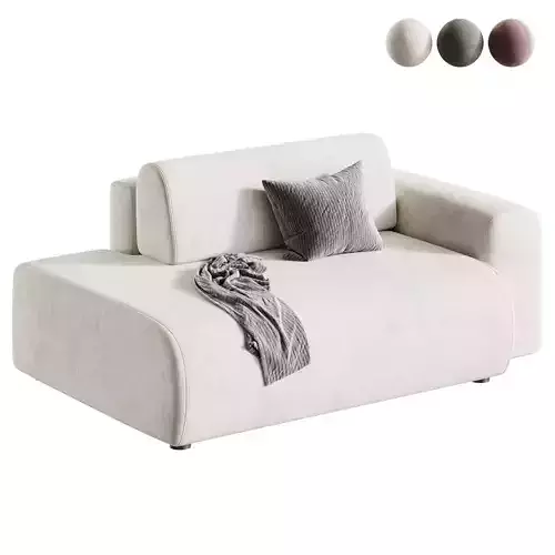 Straight sofa Mail 2NRL