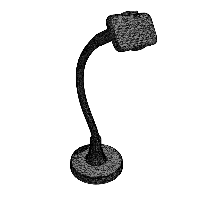 Gooseneck Phone Holder Desk Stand Low-poly 3D model_1
