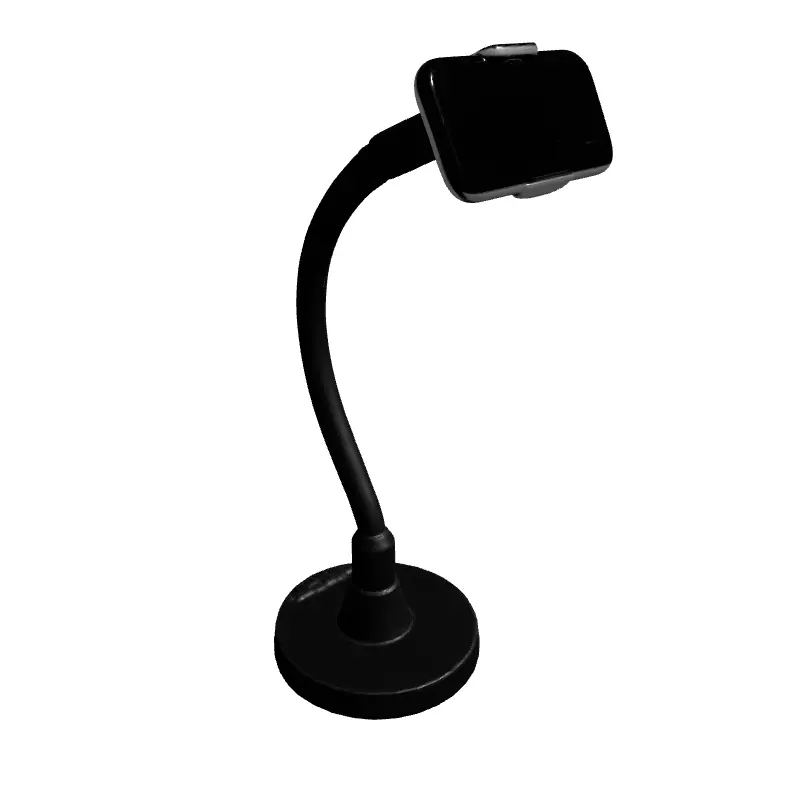 Gooseneck Phone Holder Desk Stand Low-poly 3D model_3