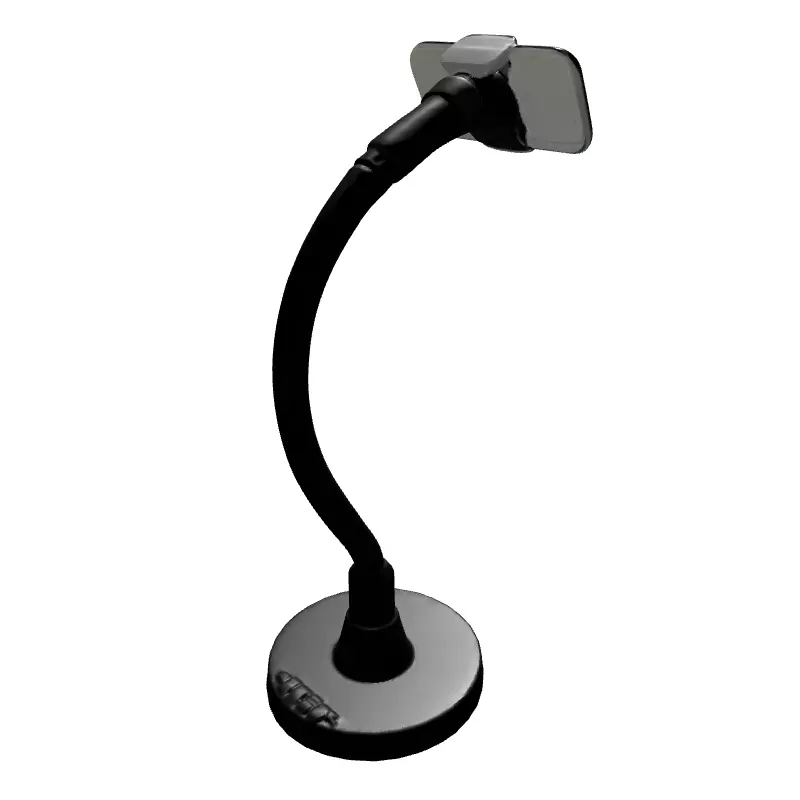 Gooseneck Phone Holder Desk Stand Low-poly 3D model_6