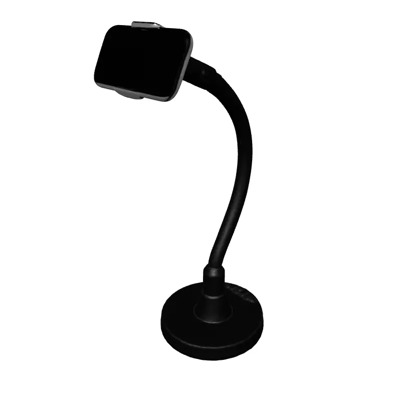 Gooseneck Phone Holder Desk Stand Low-poly 3D model_2