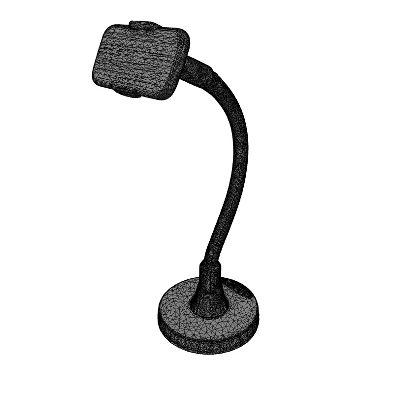 Gooseneck Phone Holder Desk Stand Low-poly 3D model_9