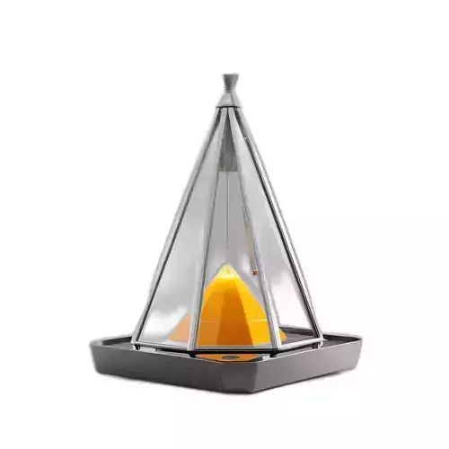 Modern Abstract Pyramidal Desk Lamp