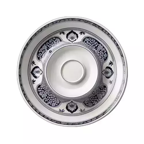 Decorative Blue White Dinner Plate Set