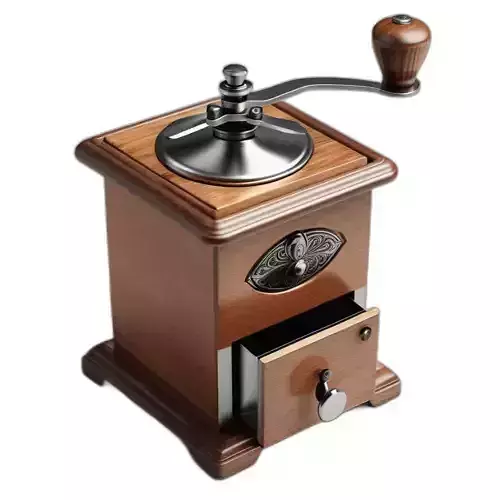 Vintage Wooden Manual Coffee Grinder