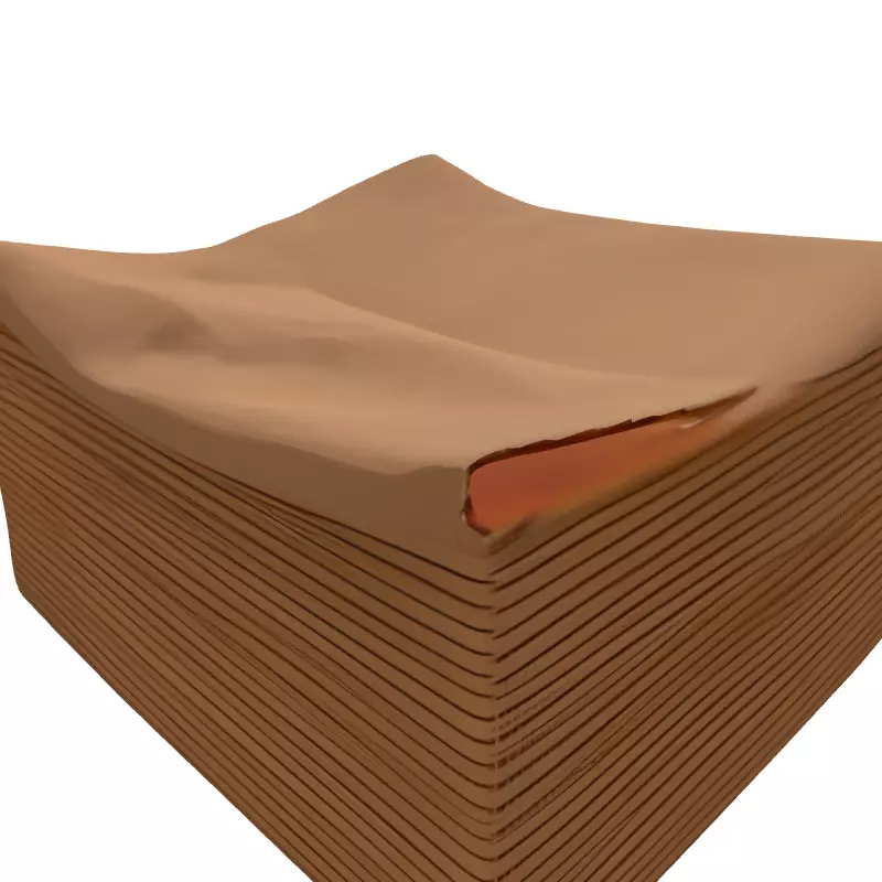 Stack of Brown Paper Napkins Low-poly 3D model_6