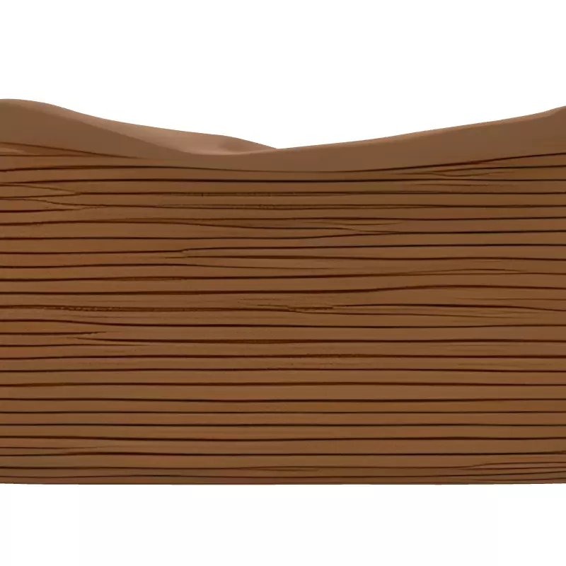 Stack of Brown Paper Napkins Low-poly 3D model_7