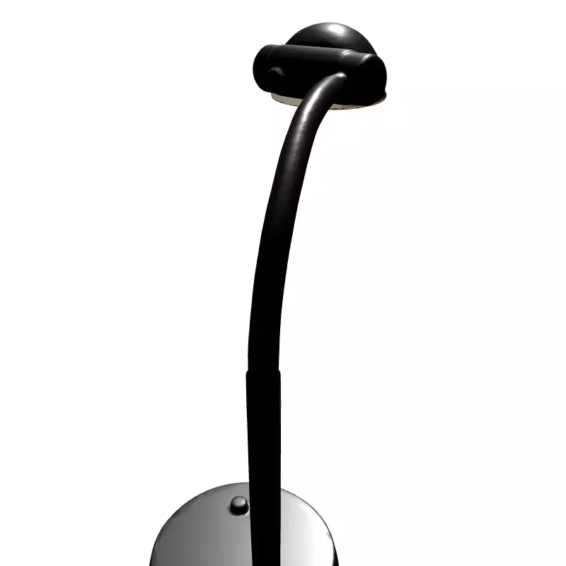 Modern Black Flexible Desk Lamp Low-poly 3D model_6
