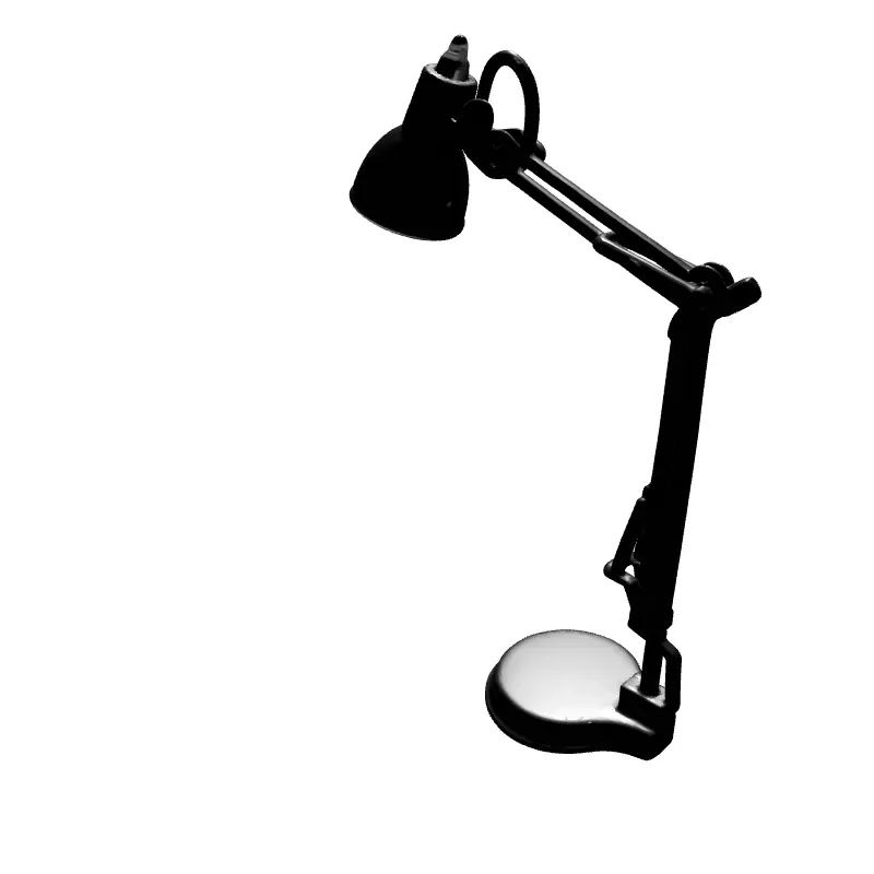 Classic Adjustable Desk Lamp Low-poly 3D model_6