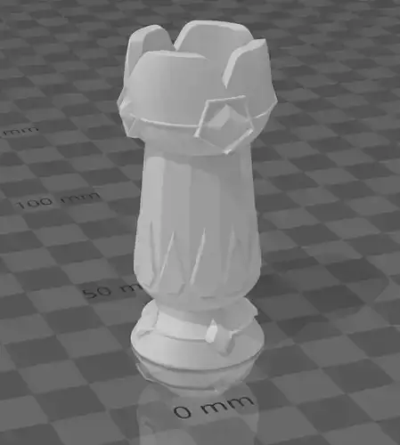 Crystal Rook piece 3D print model
