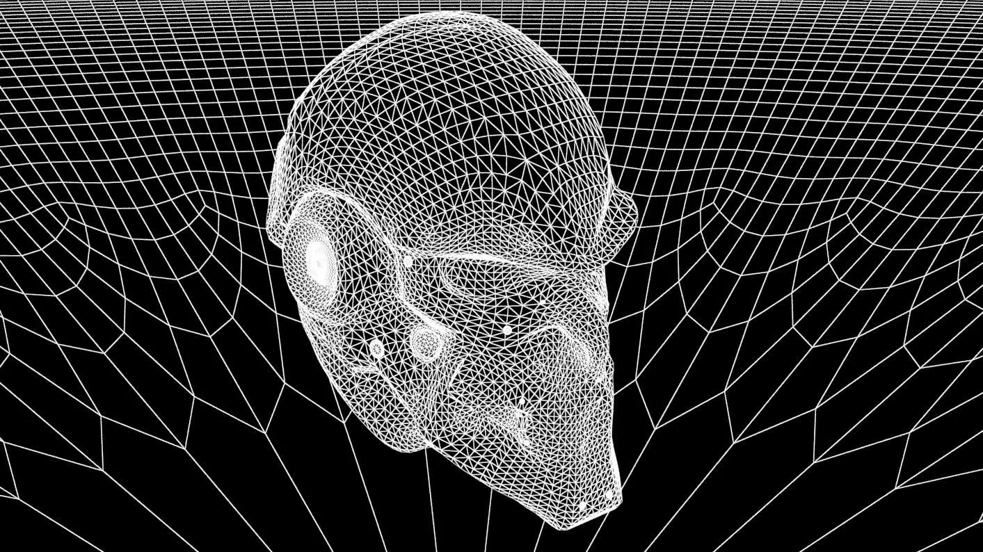 Sci-fi Helmet 3D model_10