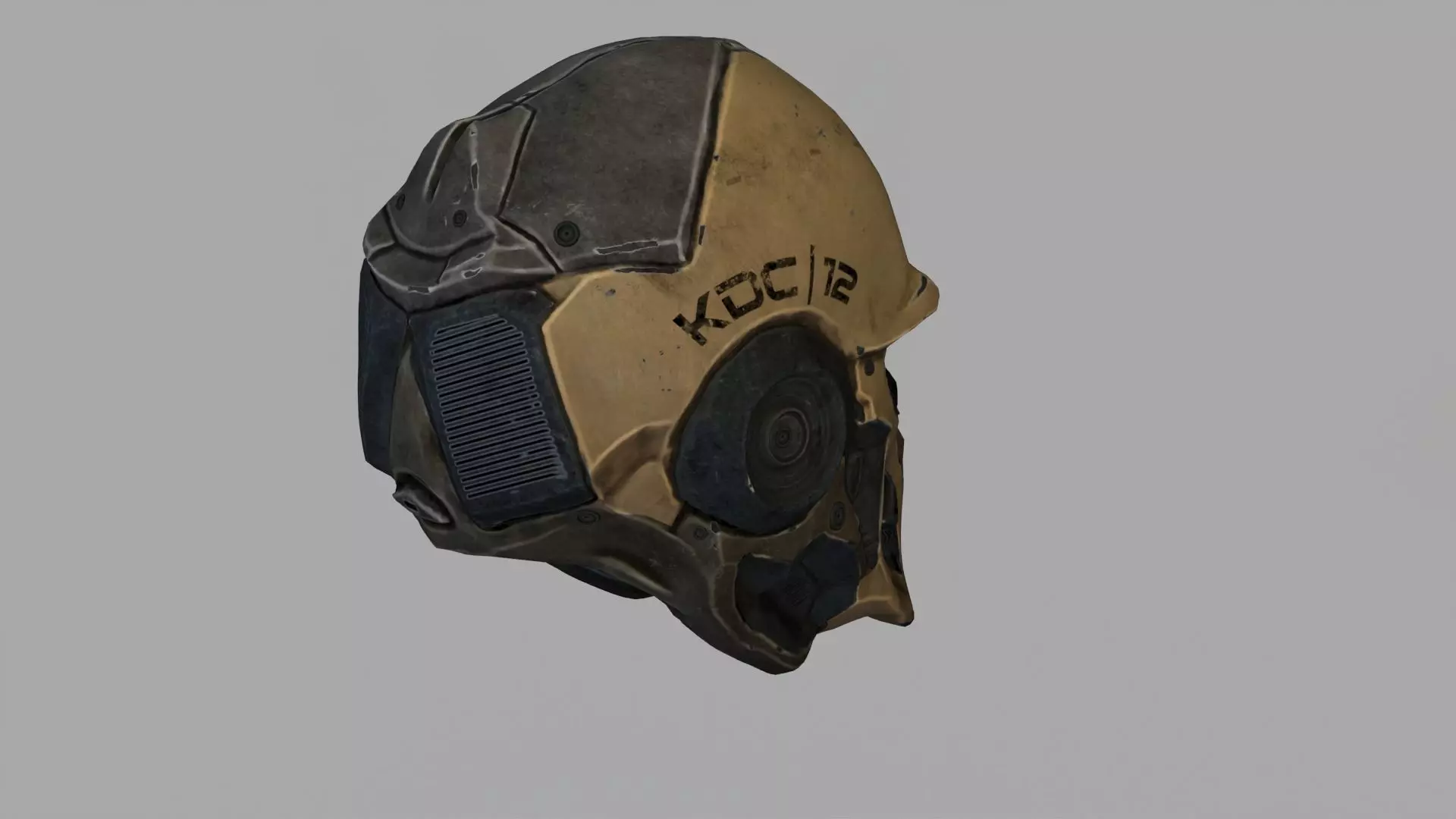 Sci-fi Helmet 3D model_5