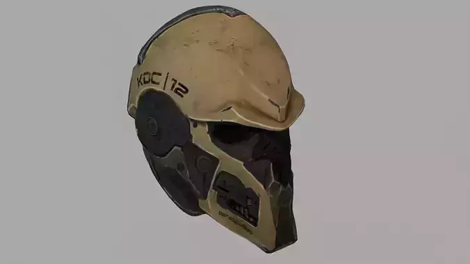 Sci-fi Helmet 3D model Sci-fi Helmet 3D model