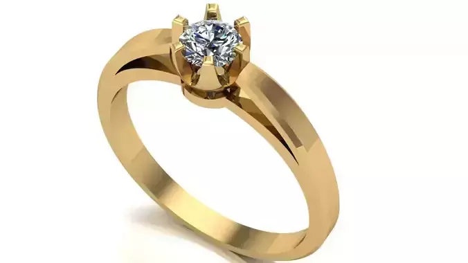 Solitaire ring
