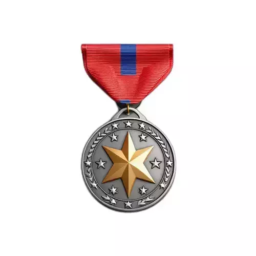 Military Achievement Medal with Ribbon