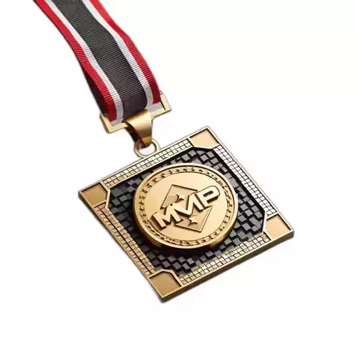 Golden MVP Award Medal