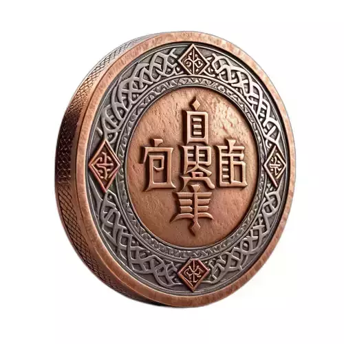 Fantasy Bronze Silver Medallion