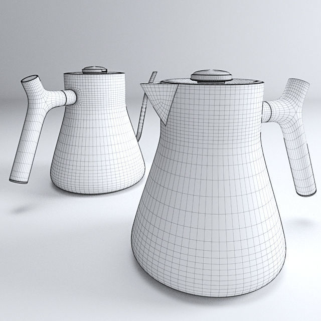 Raven And Stagg Kettle by Fellow 3D model_2