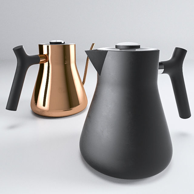 Raven And Stagg Kettle by Fellow 3D model_1