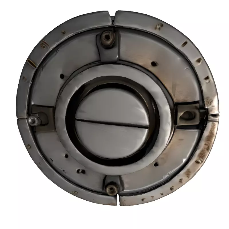 SciFi Industrial Mechanical Part Low-poly 3D model_8