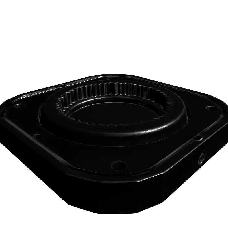 Precision Industrial Spline Drive Component Low-poly 3D model_3