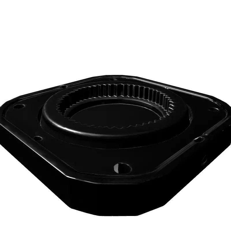 Precision Industrial Spline Drive Component Low-poly 3D model_5