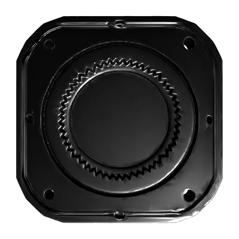 Precision Industrial Spline Drive Component Low-poly 3D model_8