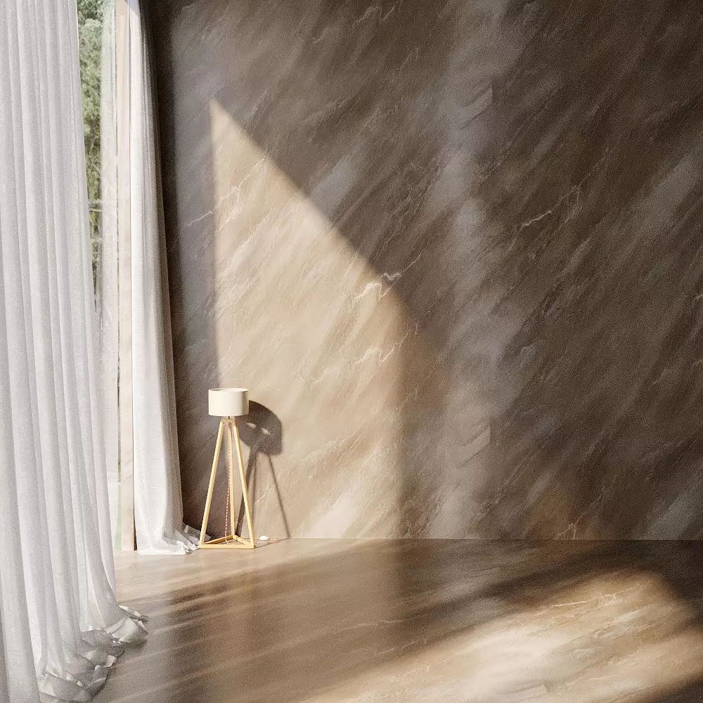 Seamless Beige Veined Marble PBR Texture Texture_0