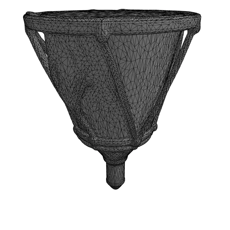 Art Deco Modern Luxury Wall Sconce Low-poly 3D model_1