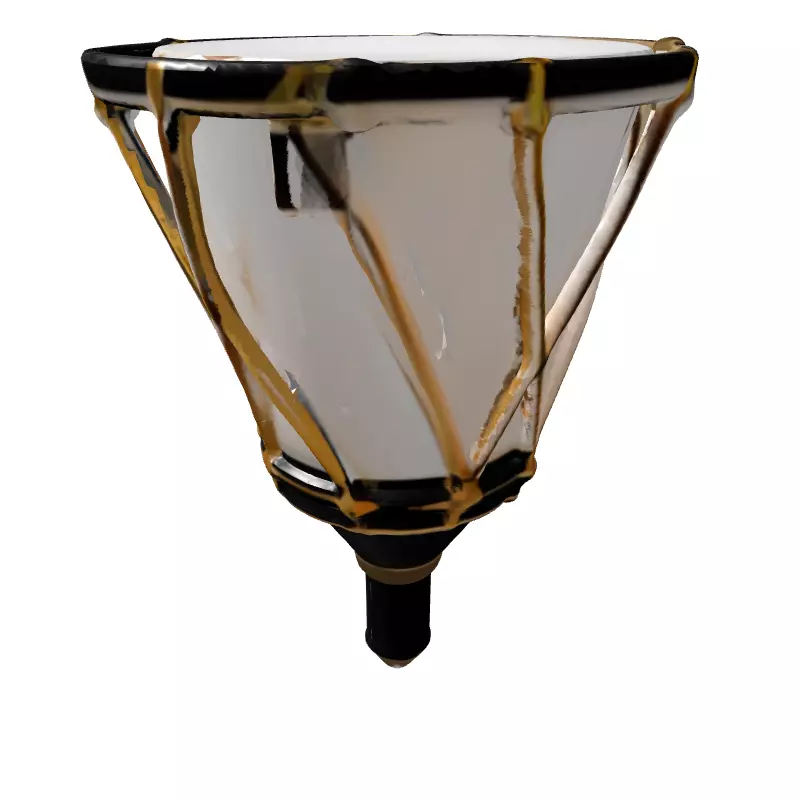 Art Deco Modern Luxury Wall Sconce Low-poly 3D model_5