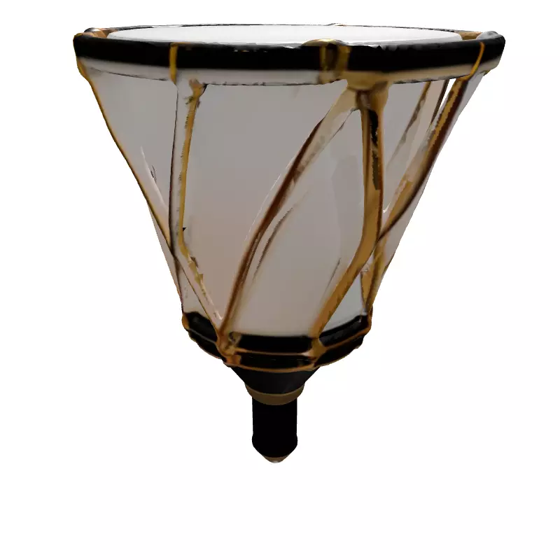 Art Deco Modern Luxury Wall Sconce Low-poly 3D model_6