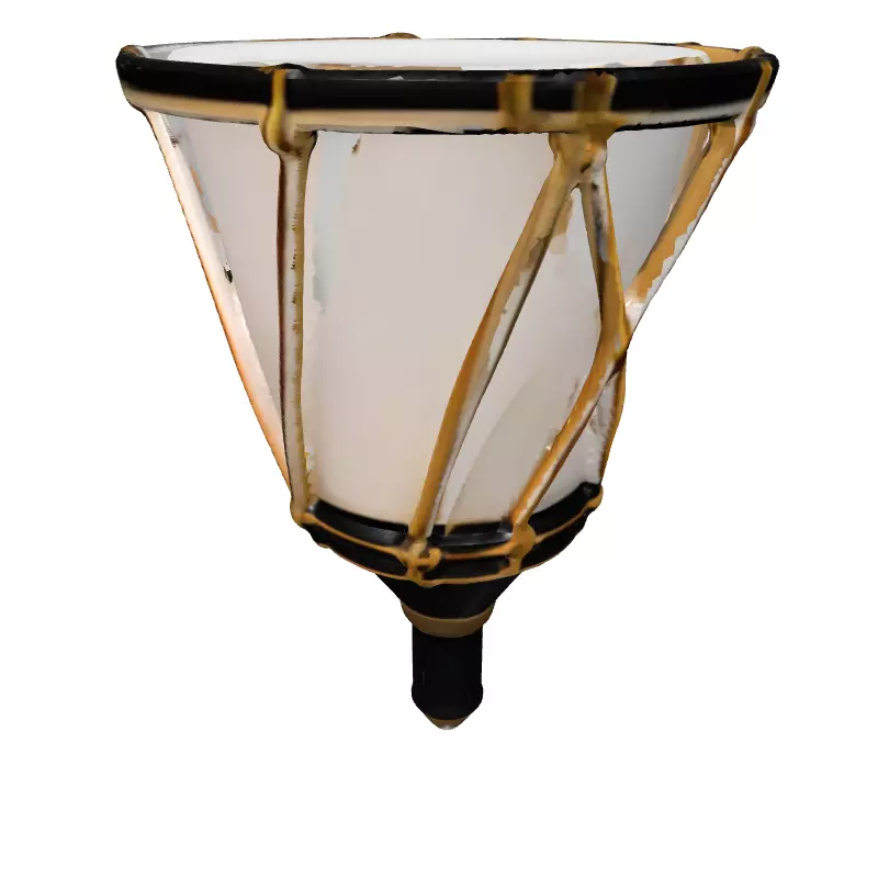 Art Deco Modern Luxury Wall Sconce Low-poly 3D model_2