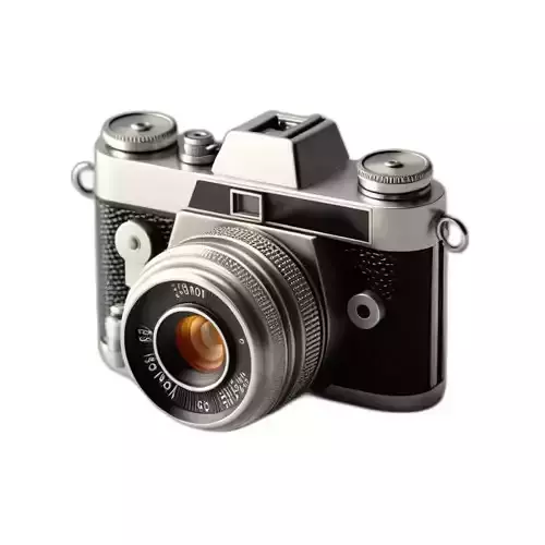 Detailed Vintage Film Camera