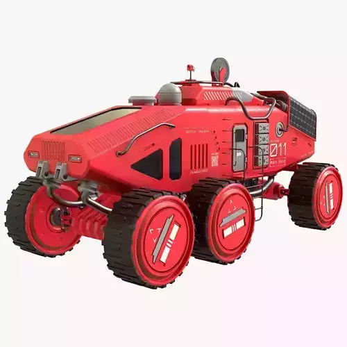Mars Rover Concept-2-Red