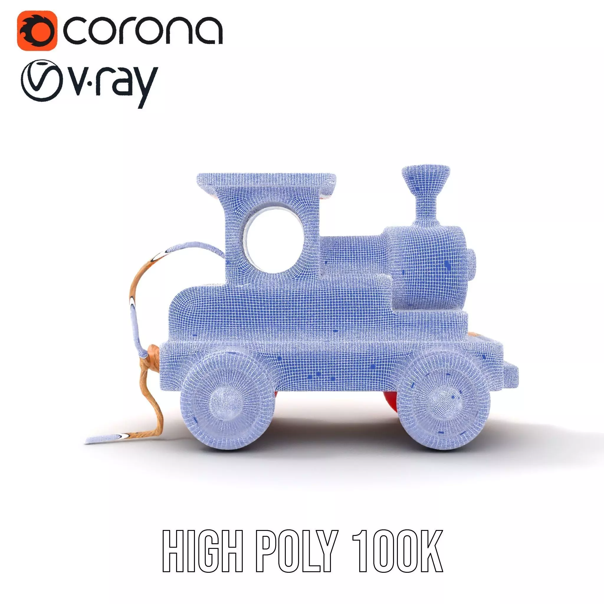 Colorful Wooden Train model pack Texture_20