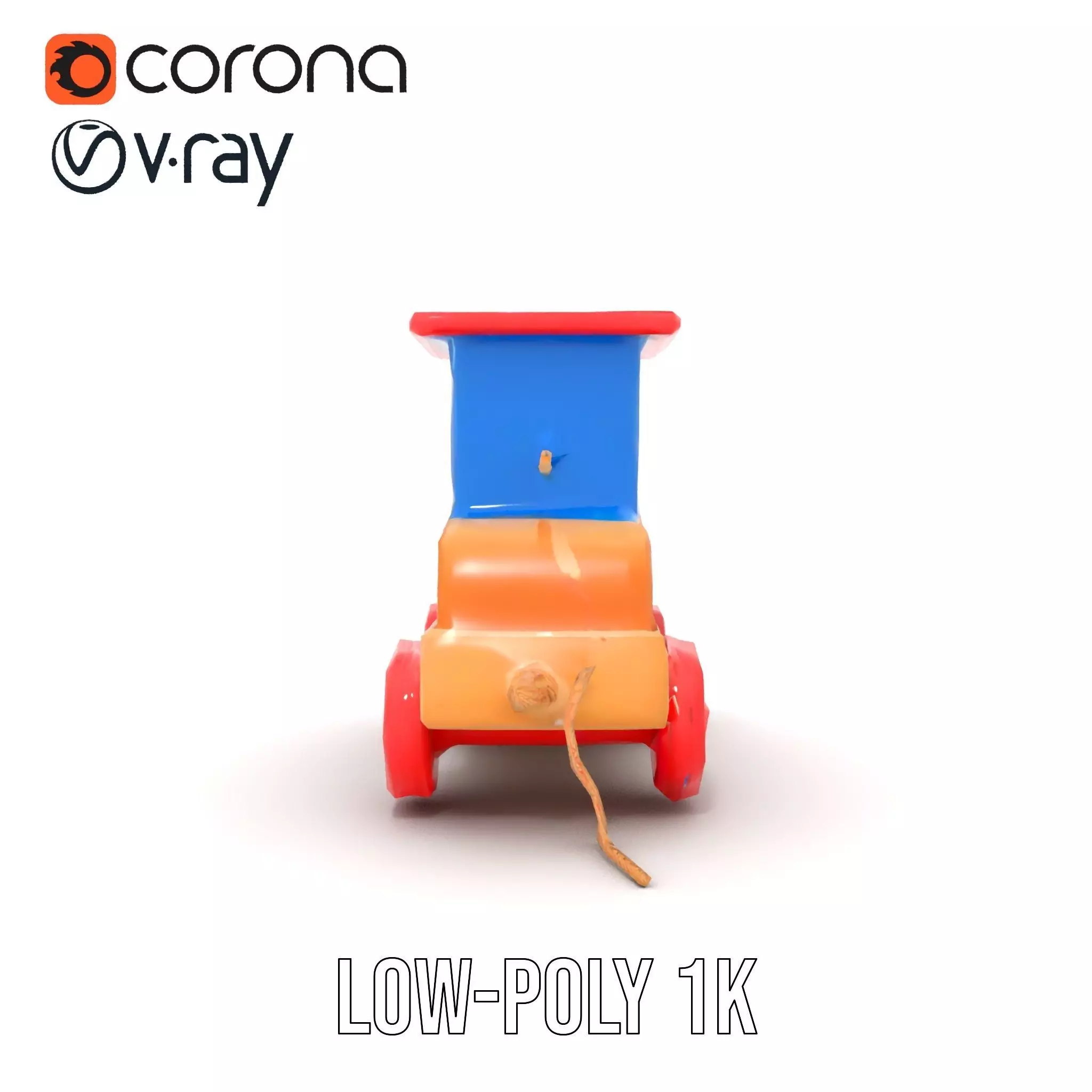 Colorful Wooden Train model pack Texture_14