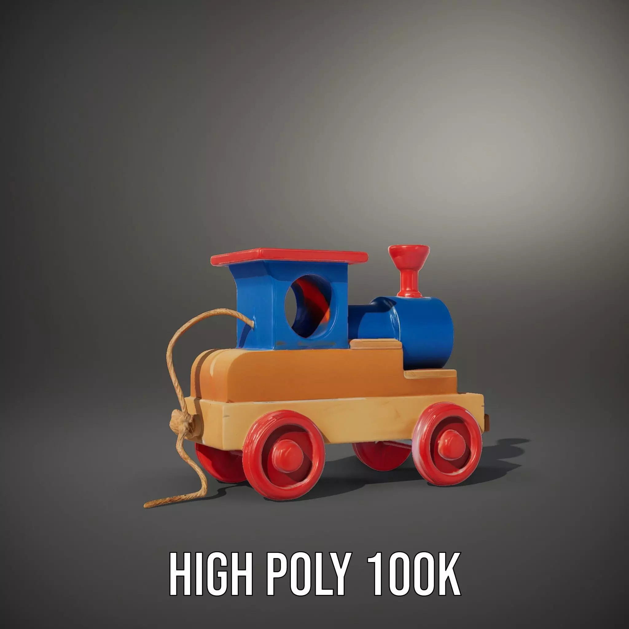 Colorful Wooden Train model pack Texture_8